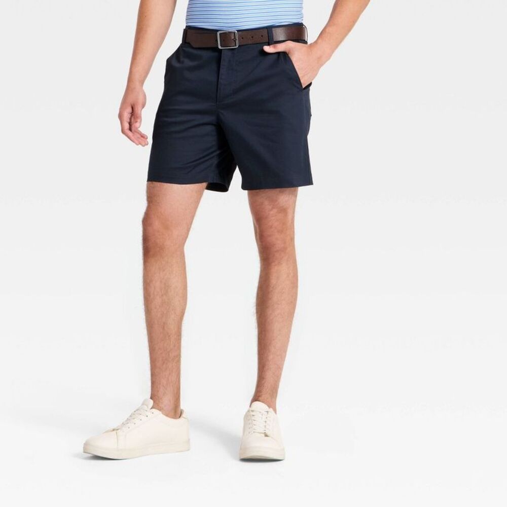 Men's Cooling Golf Shorts 7" - All In Motion Navy Blue 30